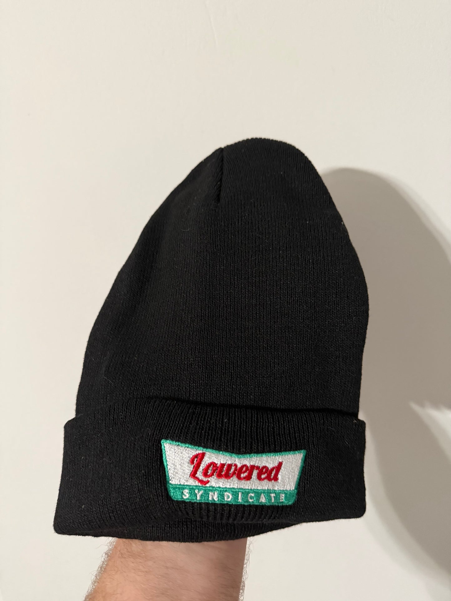 Donut logo beanie